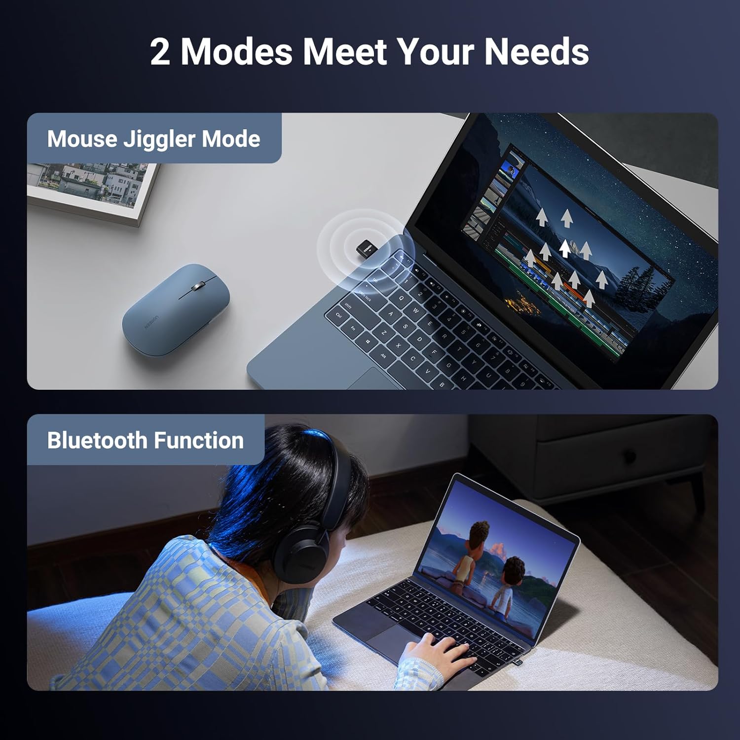 Adaptador Bluetooth UGREEN 5.3 USB Dongle Multifunción para PC y Laptop S2063