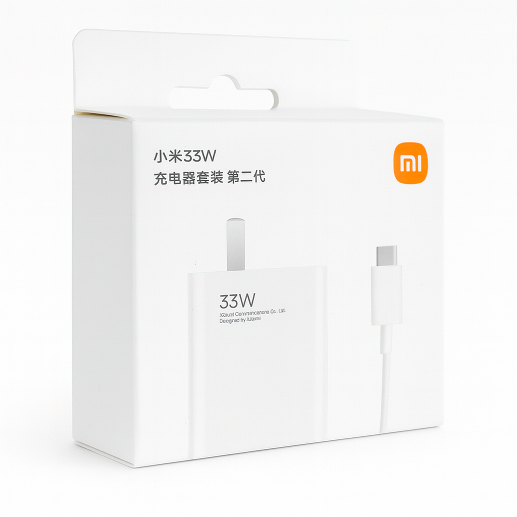 Cargador Xiaomi 33W Carga Rápida con Cable USB-A a USB-C Adaptador Original S2043