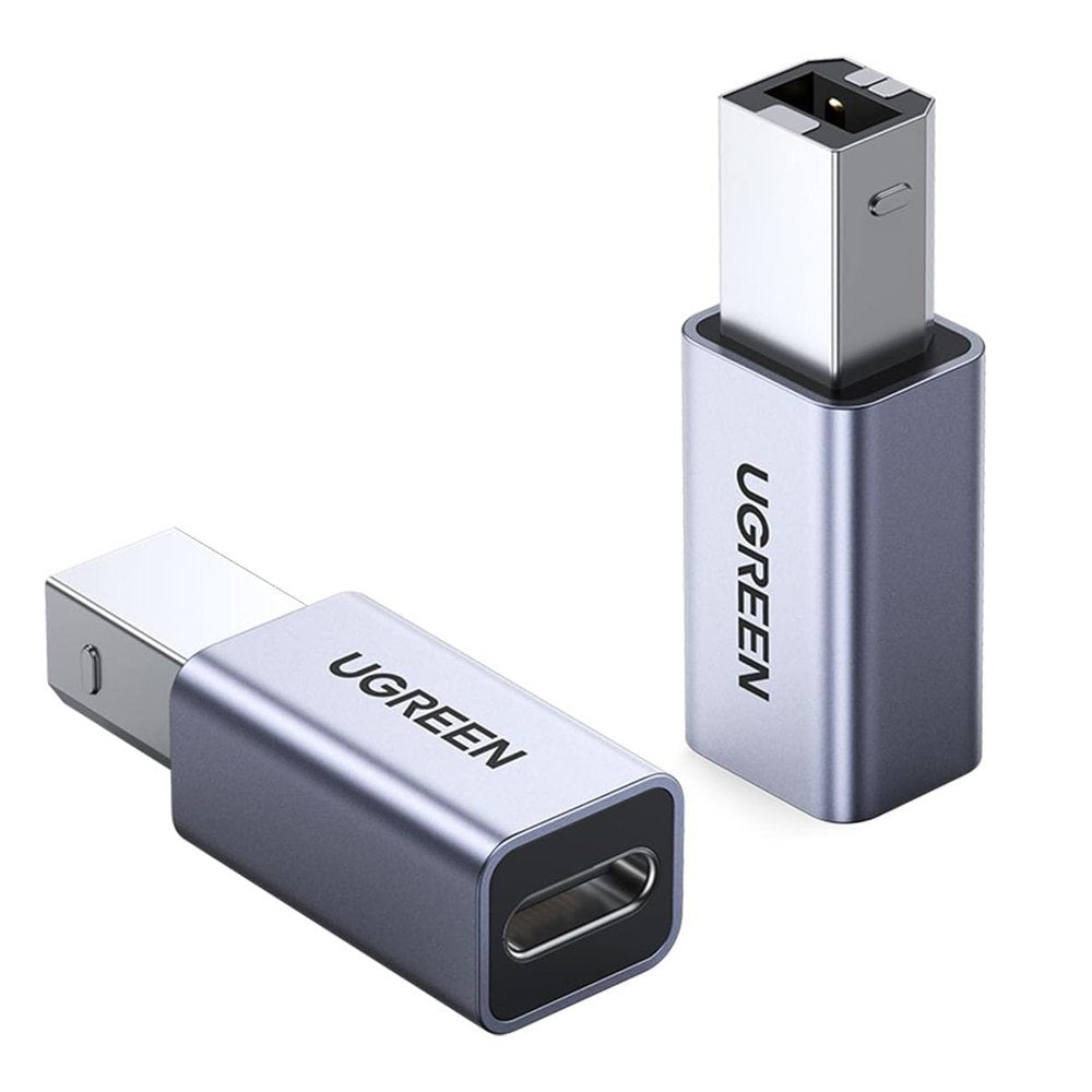 Adaptador USB-C a USB 2.0 Tipo B UGREEN | 480 Mbps | Gris S1423