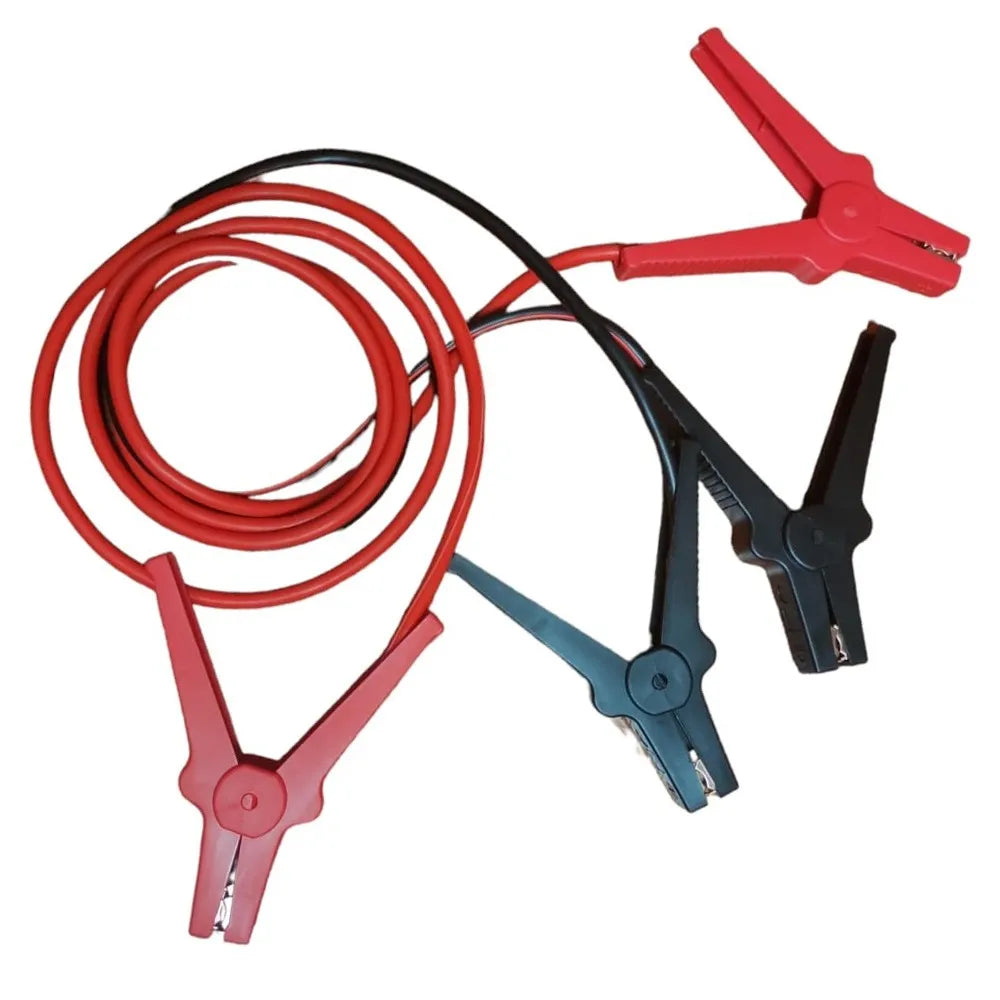 Cable para Batería de Auto 400Amp Pinzas Cocodrilo Cobre 2.5 Metros S1241