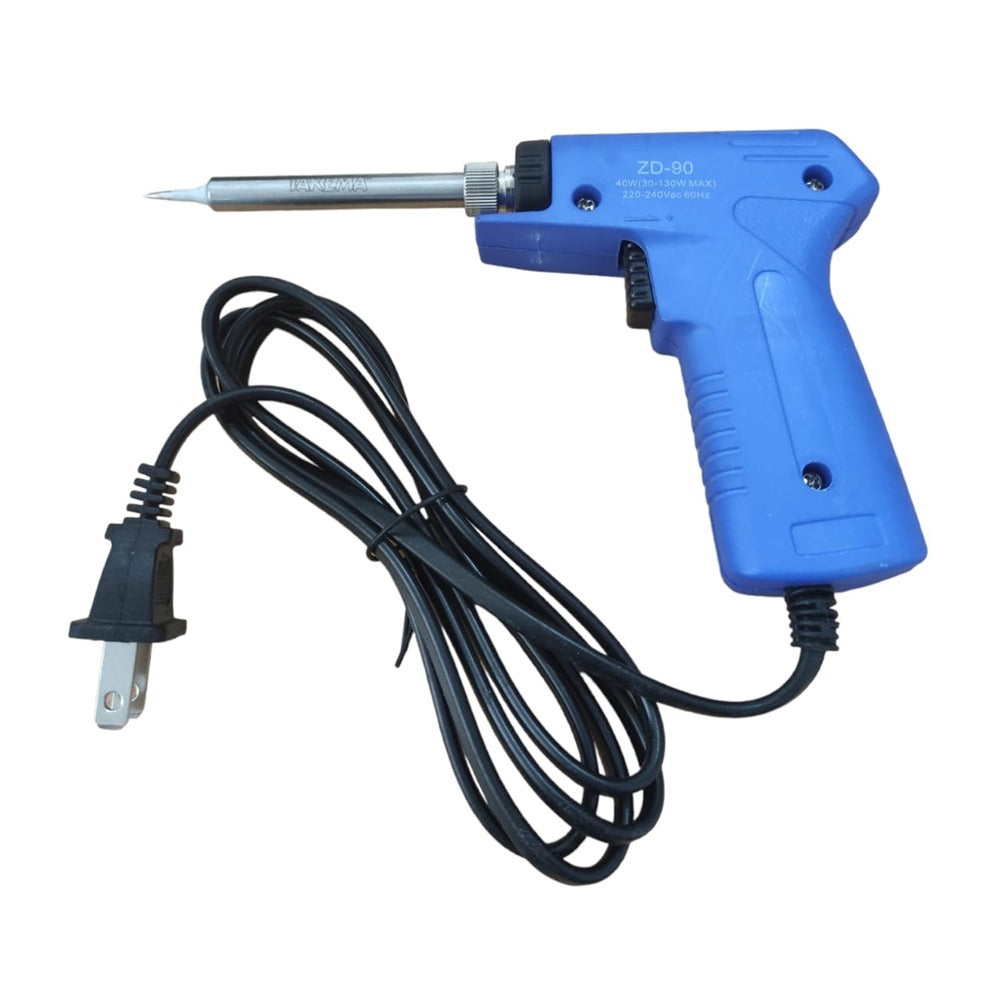 Cautin tipo Pistola punta de plata 30W130W TAKEMA ZD-90 Soldar 60Hz S1242