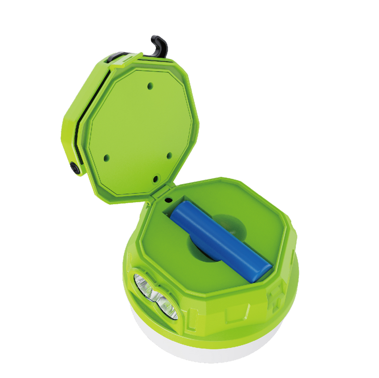 Foco Linterna LED Recargable Solar y USB 100W para Camping y Emergencias Verde S1815