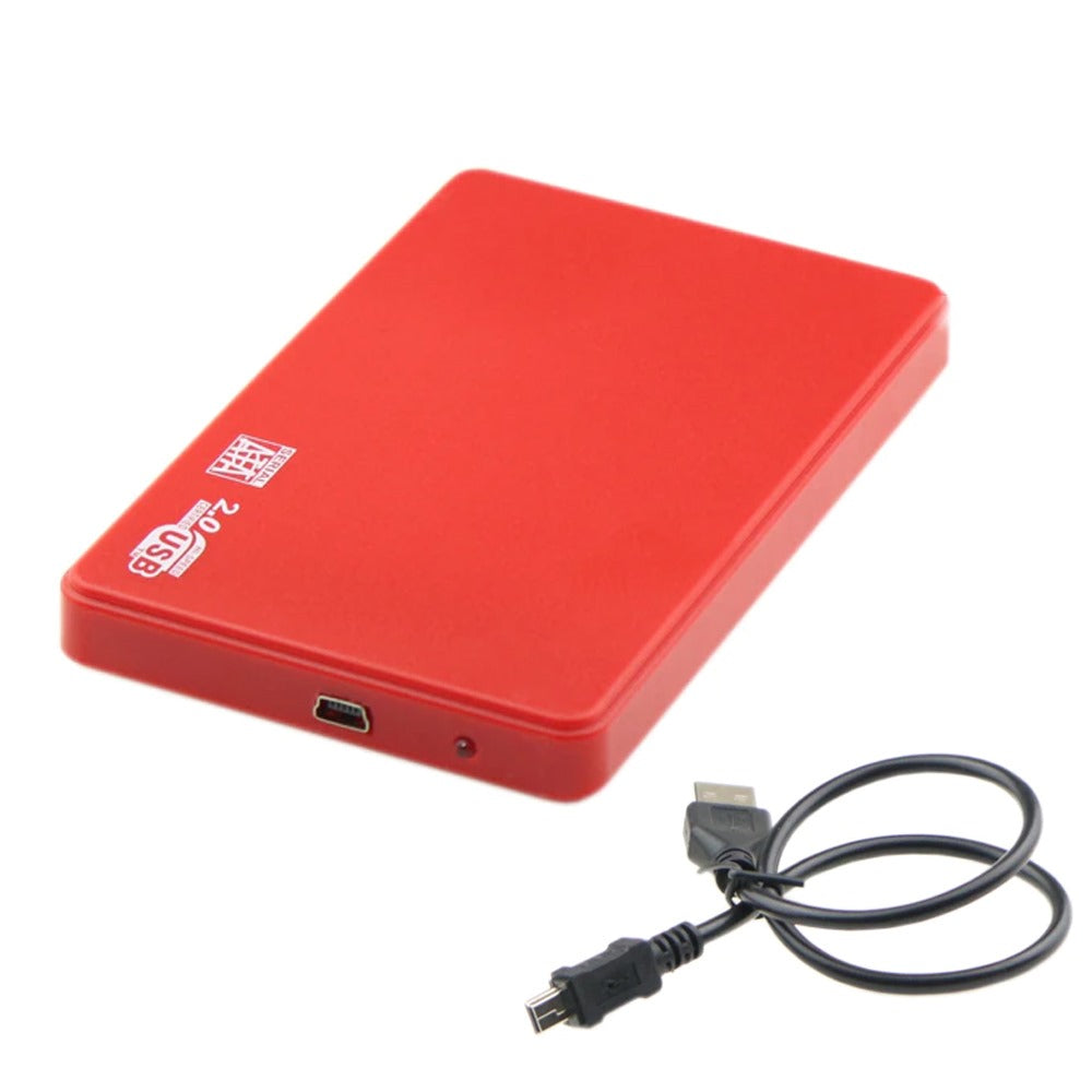 Case Disco Duro Externo Sata 2.5 Usb 2.0 presion- Rojo S1090