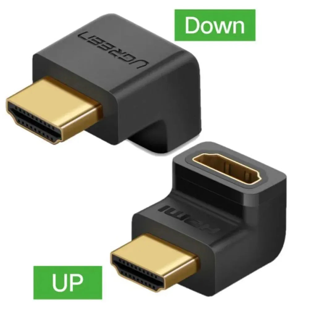 Adaptador Union Hdmi a Hdmi Hembra Acople 1080p Codo Extiende UGREEN S1534