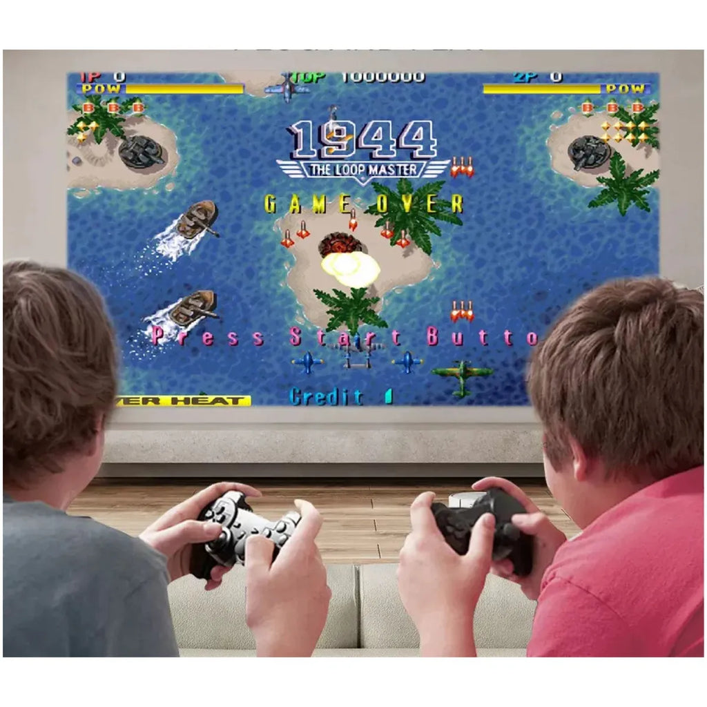 Proyector Gamer Inteligente Tomate Android 180° 4K WiFi 2 Mandos 20000+ Juegos s2257