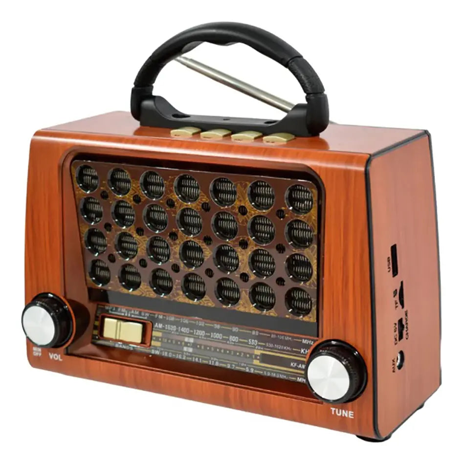Radio Portátil Retro Vintage SEISA YX-303UBT AM/FM/SW con Bluetooth y USB S2153