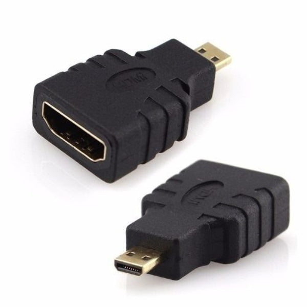 Adaptador Micro Hdmi Macho A Hdmi Hembra Audio Y Video s0556