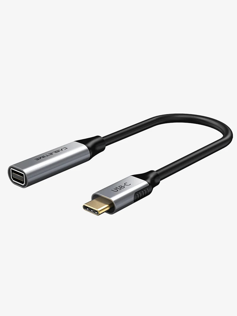 Adaptador USB-C a Mini DisplayPort CABLETIME 4K 60Hz 21.6Gbps Chip Activo Aluminio MacBook s2272