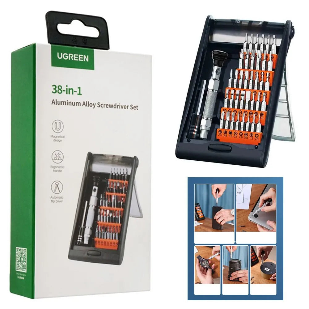 Kit de Destornilladores de Precisión 38 en 1 UGREEN | 36 Puntas Intercambiables S1706