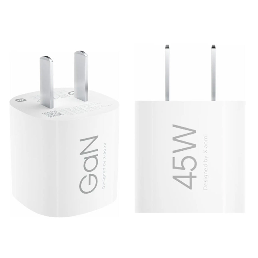 Cargador de Pared Xiaomi 45W GaN USB Tipo-C con Cable Incluido Modelo MDY-17-EA S2110