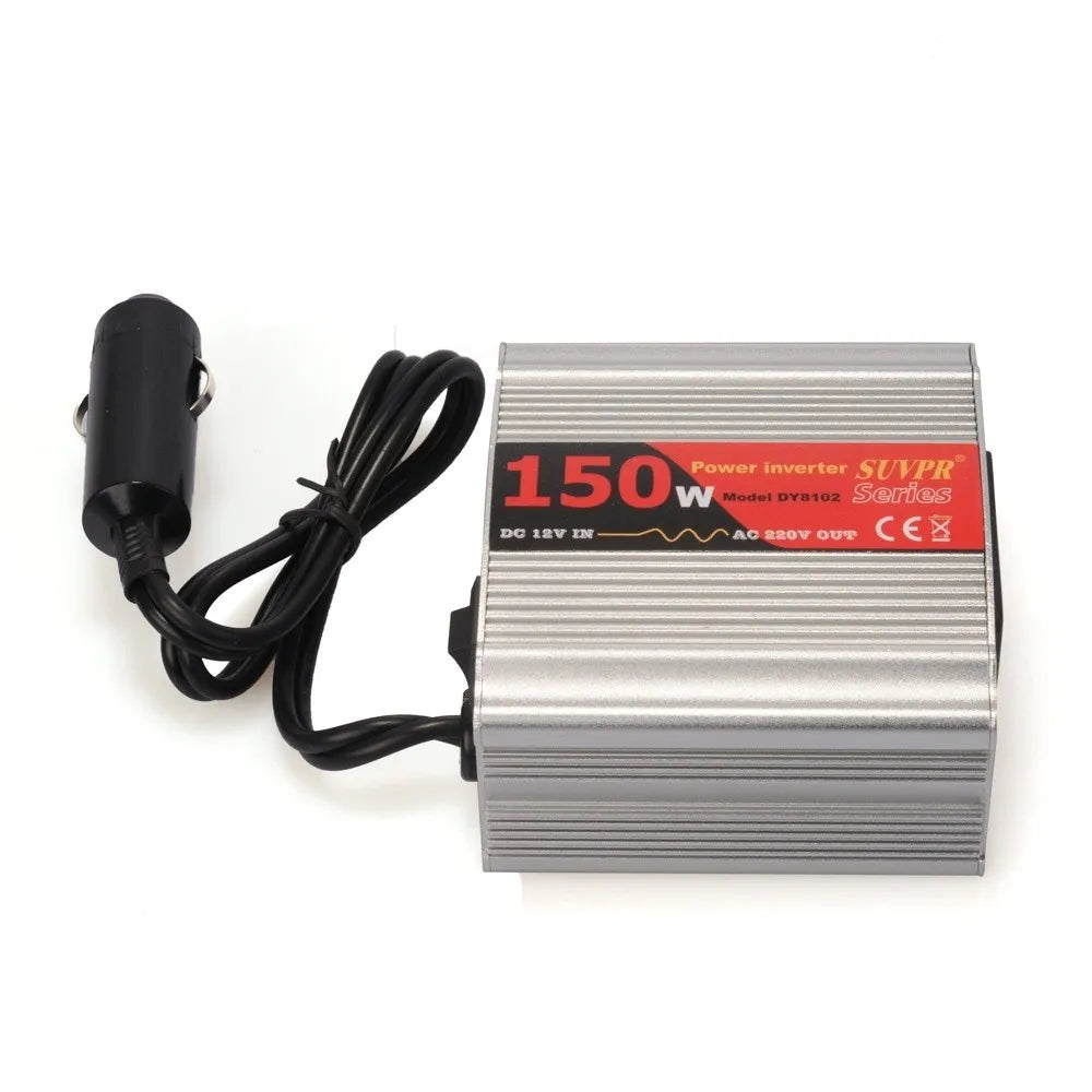 Inversor de Corriente 12V a 220V | 150W - 200W Pico | USB | S0145 (DY-8102)