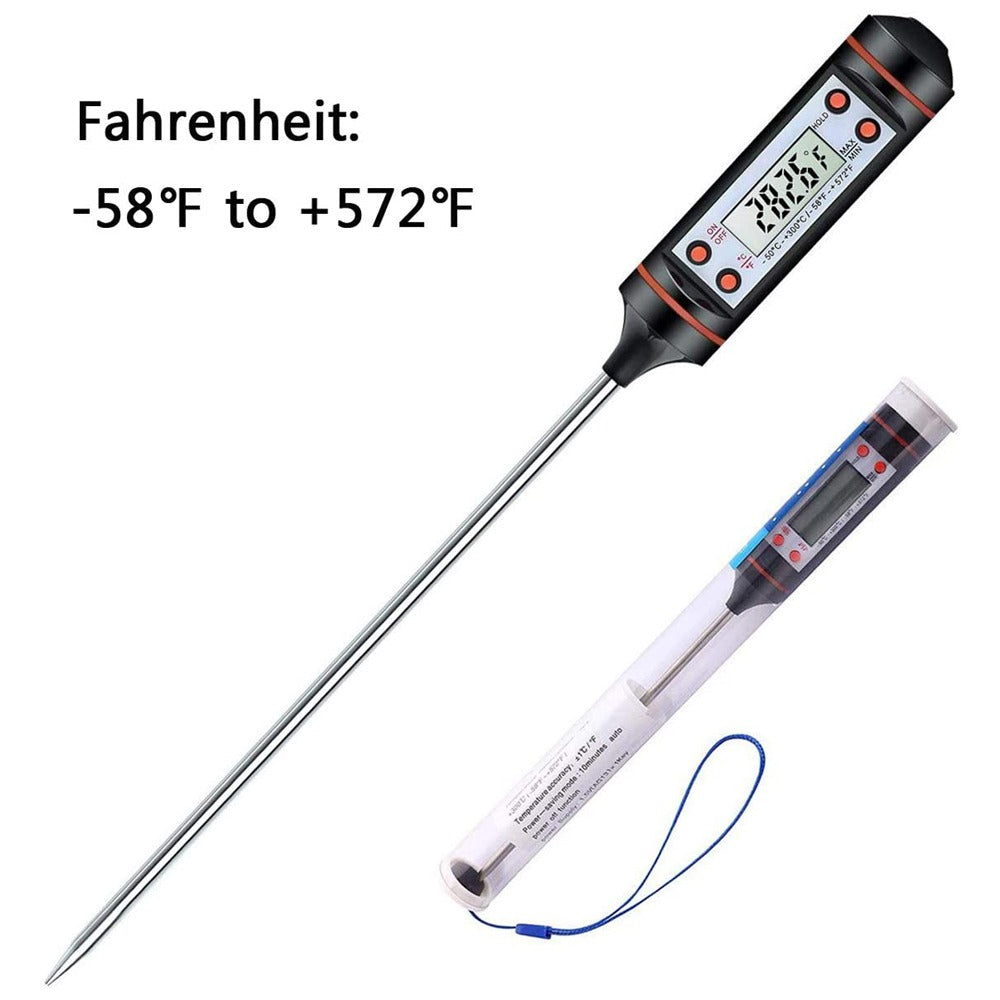 Termometro Digital Cocina Liquidos Solidos Carnes Aceite 24cm parrilla S1174