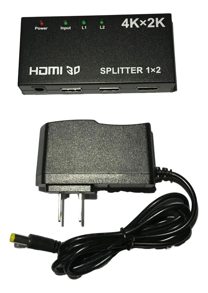 Splitter Distribuidor HDMI 1x2 Puertos Ultra HD 4Kx2K con Soporte 3D S2164