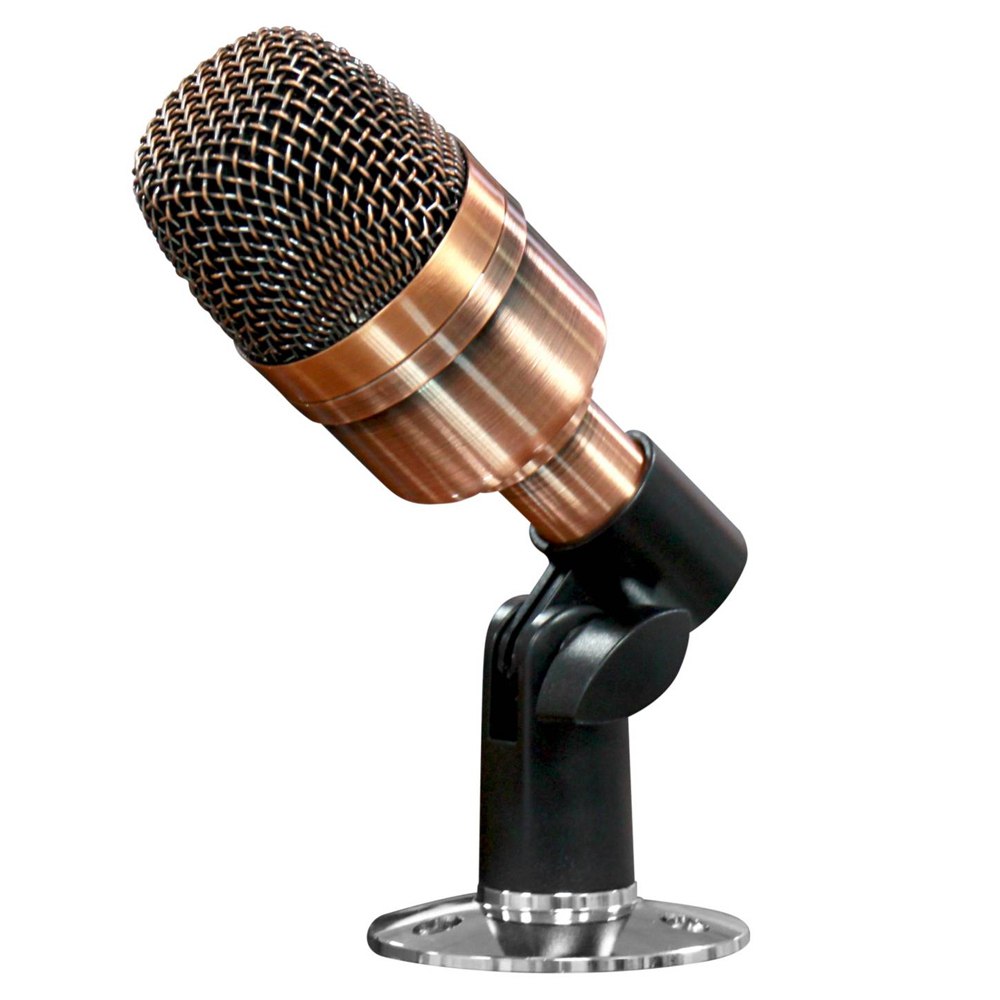 Micrófono Dinámico Profesional de percusión Bronce alámbrico Metálico S1380