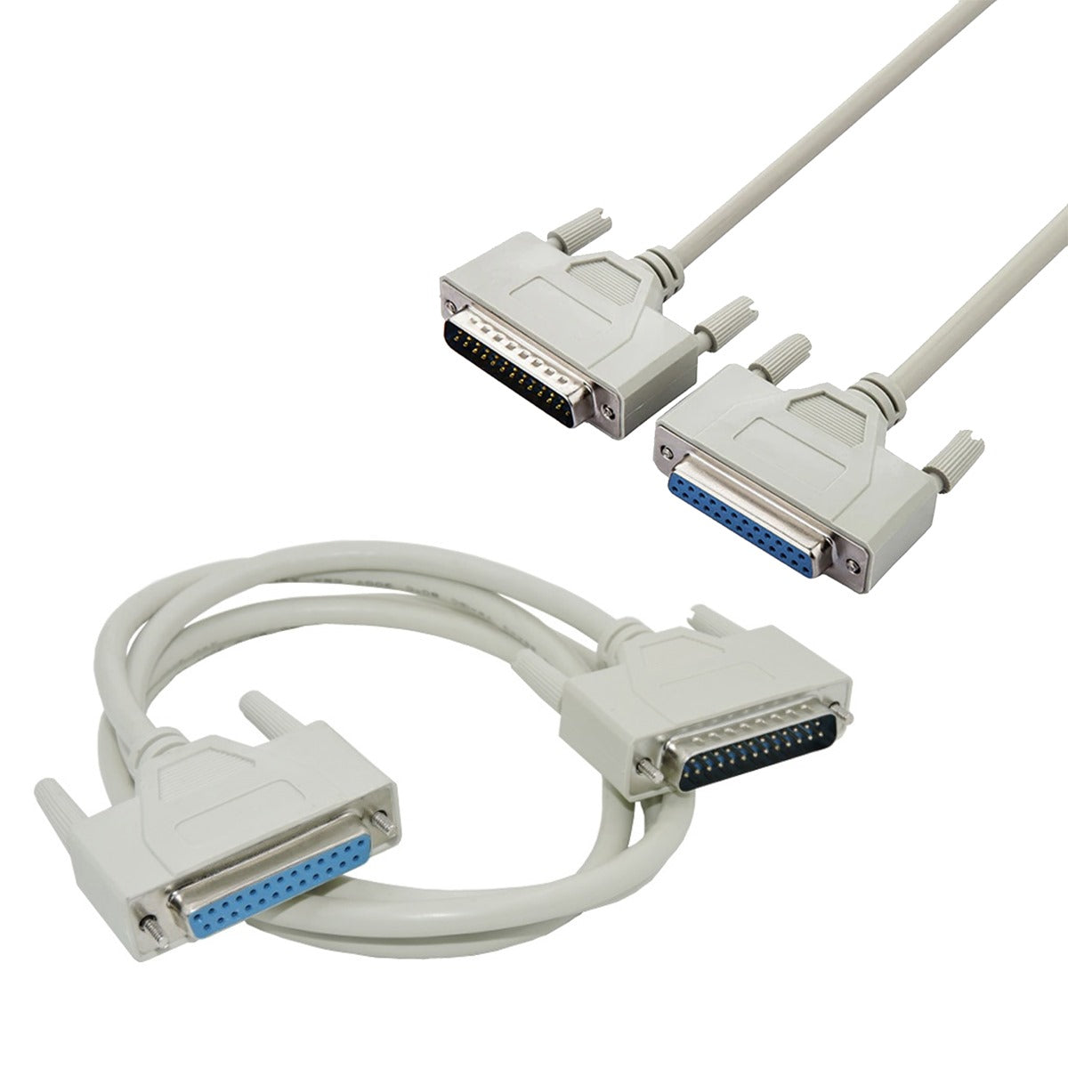 Cable Extensión Paralelo DB25 Macho a Hembra | 1.5 Metros | 25 Pines S0918