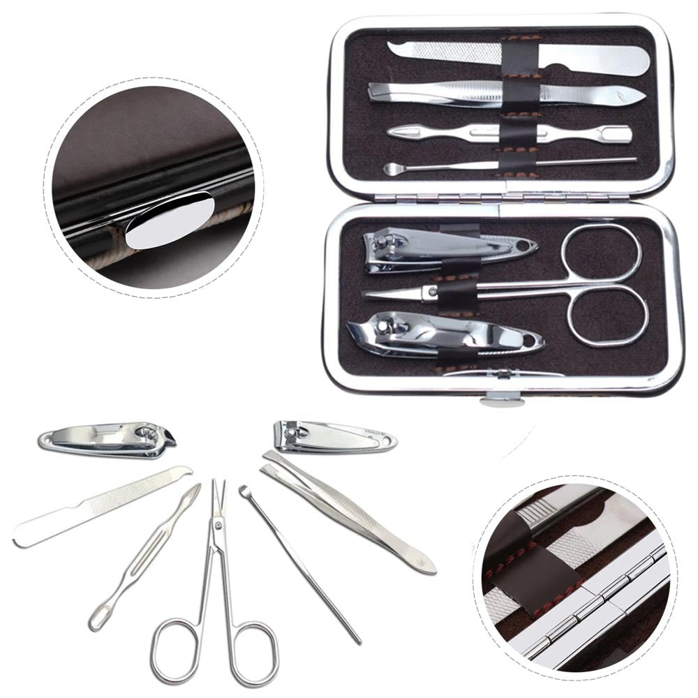Set de Manicura y Pedicura Acero Inoxidable | 7 Piezas | S1058