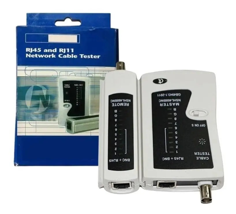 Tester Probador de Cable de Red LAN y Teléfono RJ45 y RJ11 S2158