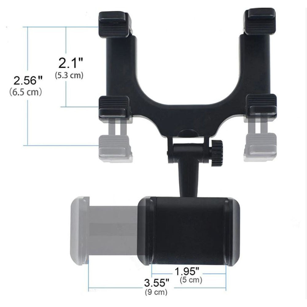 Soporte Holder Para Celular en Espejo Retrovisor | Rotación 360° H210 S0675