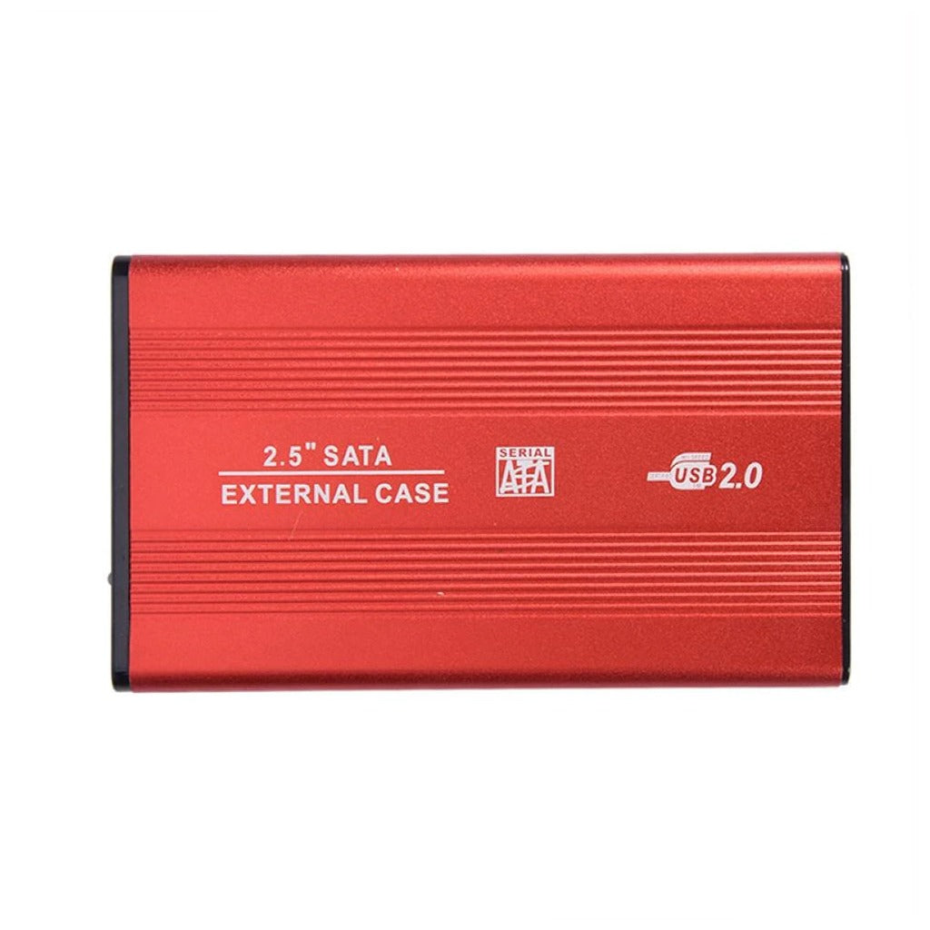 Case Disco Duro Externo Sata 2.5 Usb 2.0 laptop Rojo S49012
