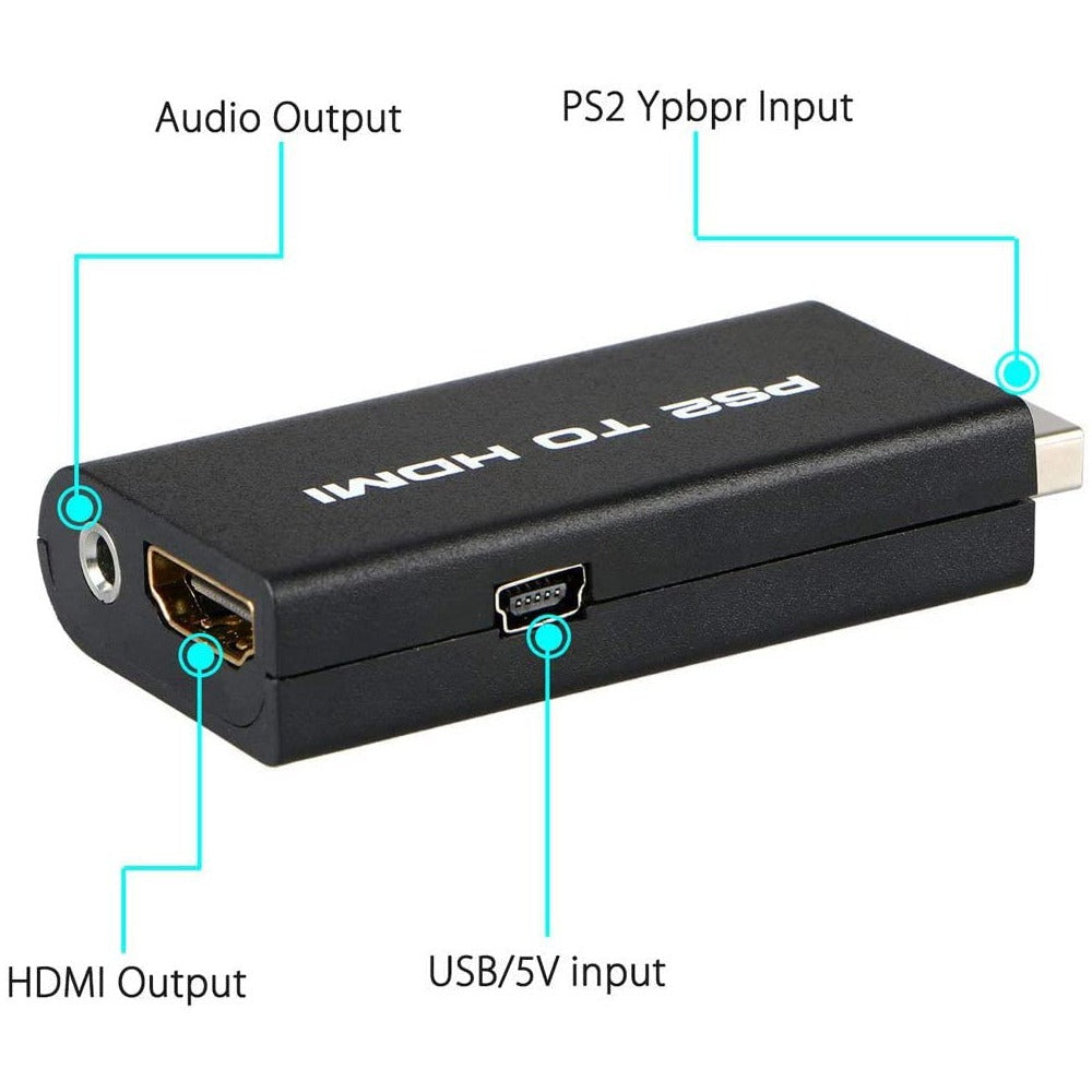 convertidor PS2 a HDMI video converter audio y video adaptador s0866