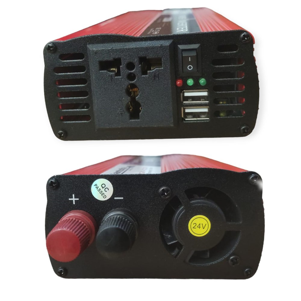 Inversor de Corriente 24V a 220V | 3000W - 6000W Pico | Doble USB SANTOFA S1378