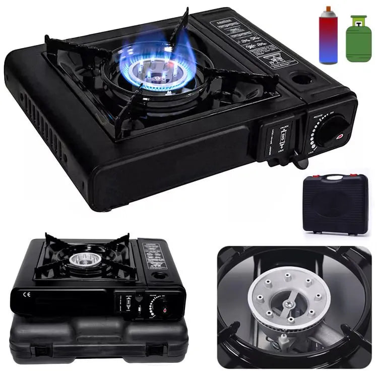 Cocina Portátil Dual 2 en 1: Camping y Emergencias + Maletín S1413