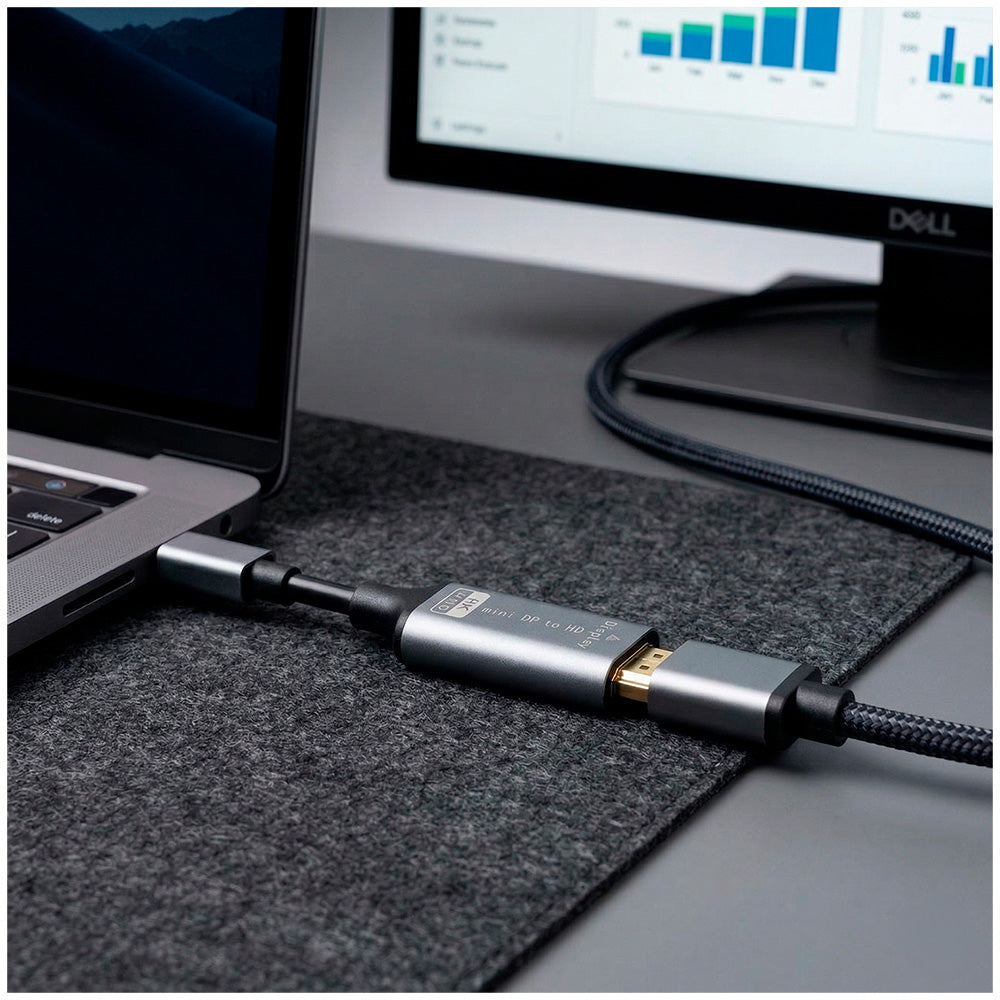 Adaptador Convertidor Mini DisplayPort a HDMI 4K Ultra HD (20 cm) s2091