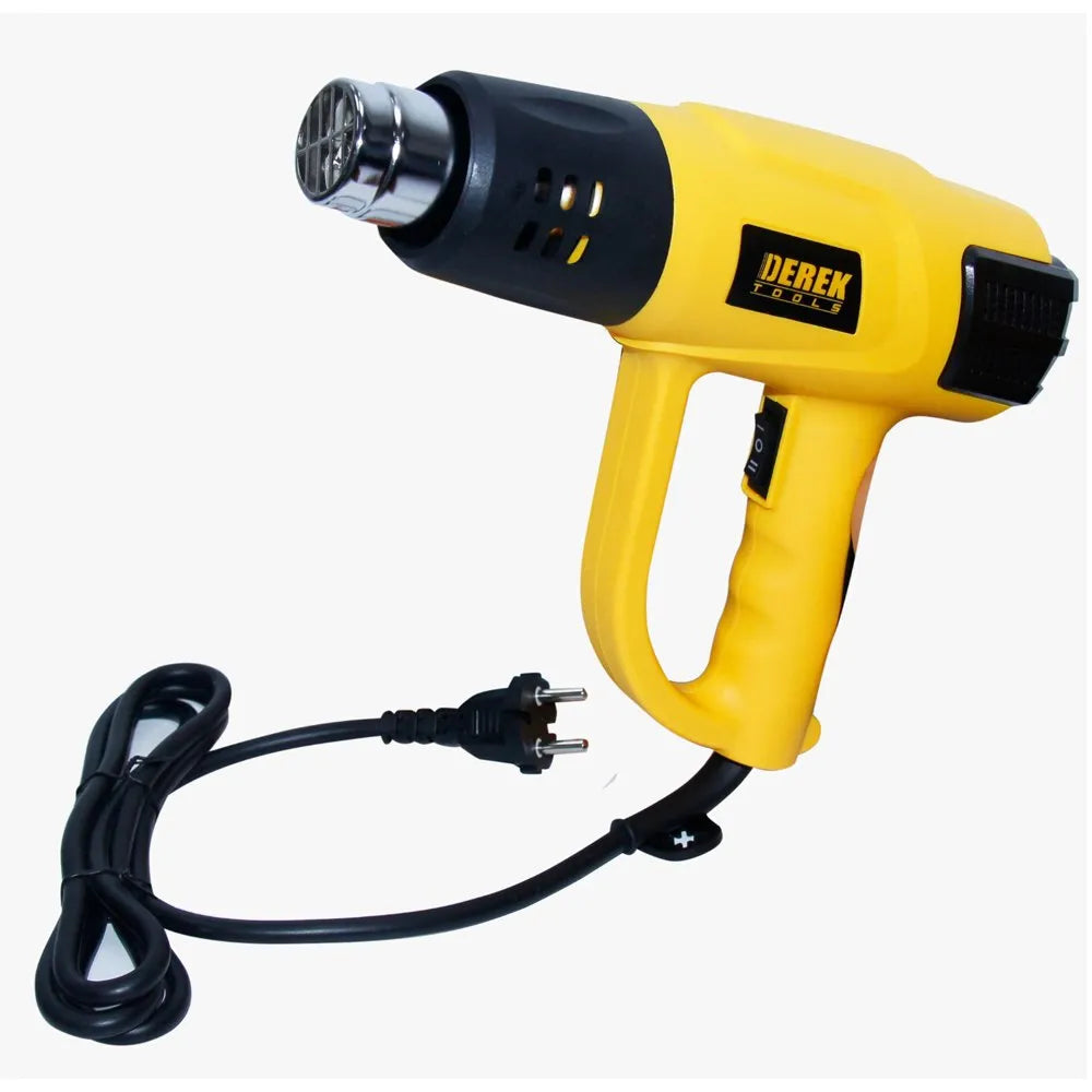 Pistola de Calor 2000W Derek Tools Flujo Aire Caliente Empaque S1661