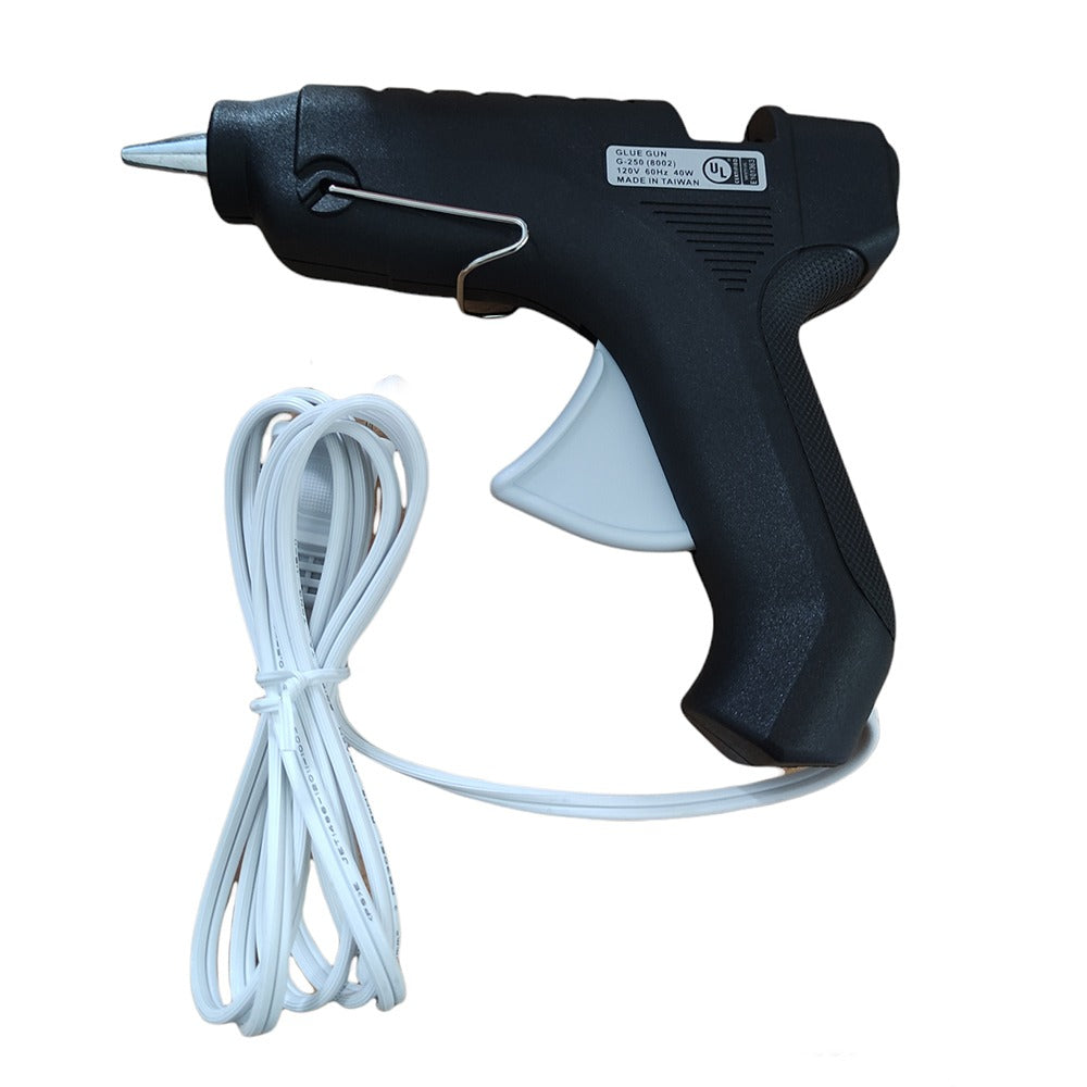 Pistola para Silicona Falessa 40W | Incluye 2 Barras de 10cm | Negro S0879