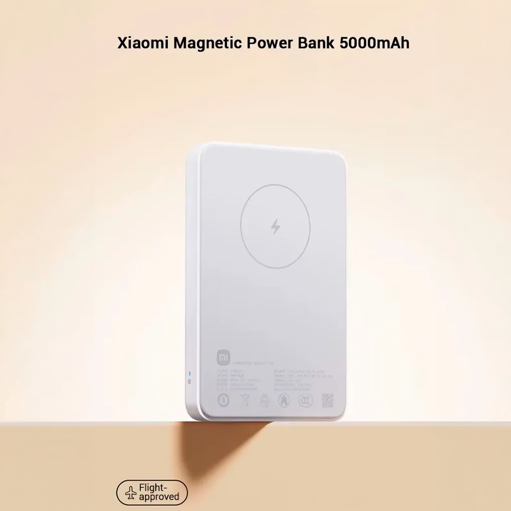 Power Bank Magnético Xiaomi 5000mAh Carga Inalámbrica 7.5W USB-C Compatible iPhone S2040
