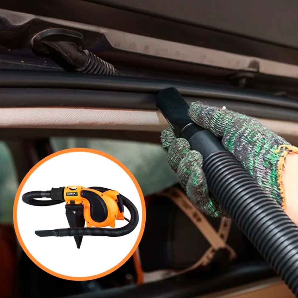 Soplador Aspirador de Aire 1200w NETCOM Pc Laptop Limpieza carro S14011