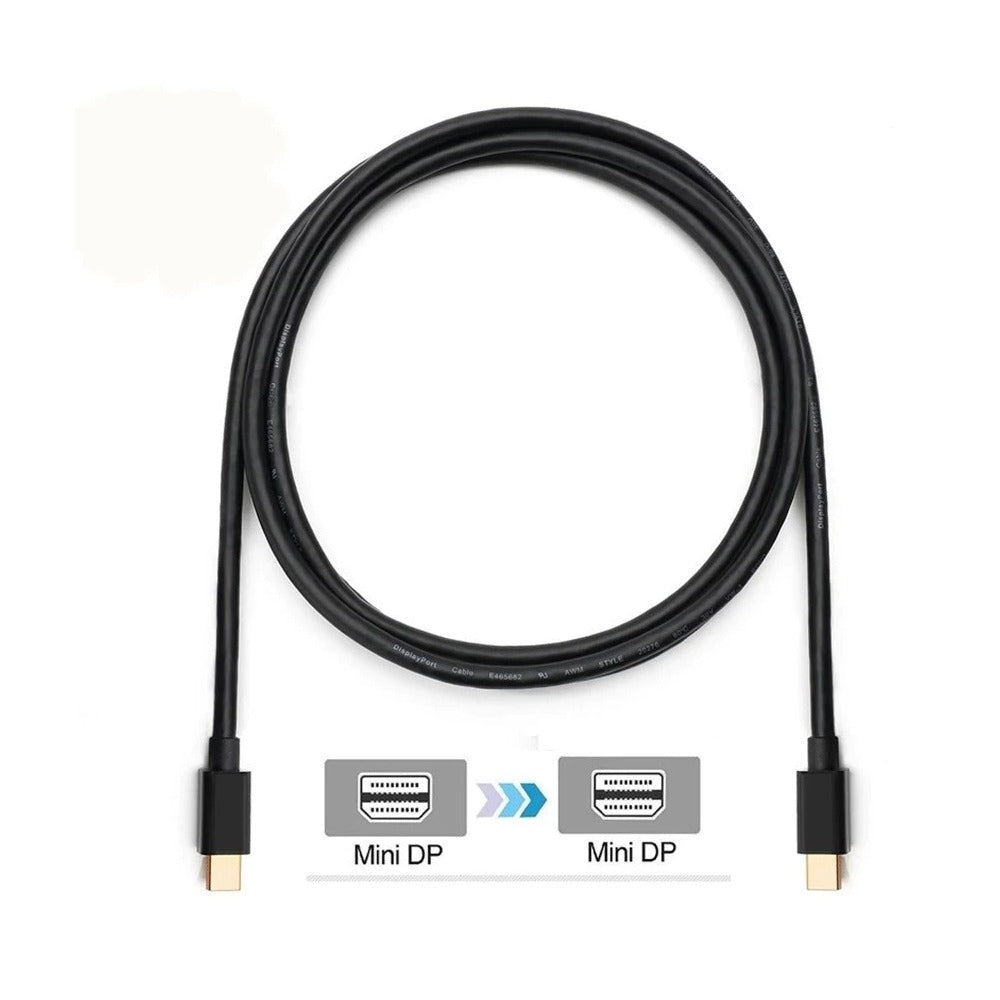 Cable Mini Displayport a Mini Displayport Netcom pvc 1.8 metros 4k S1130