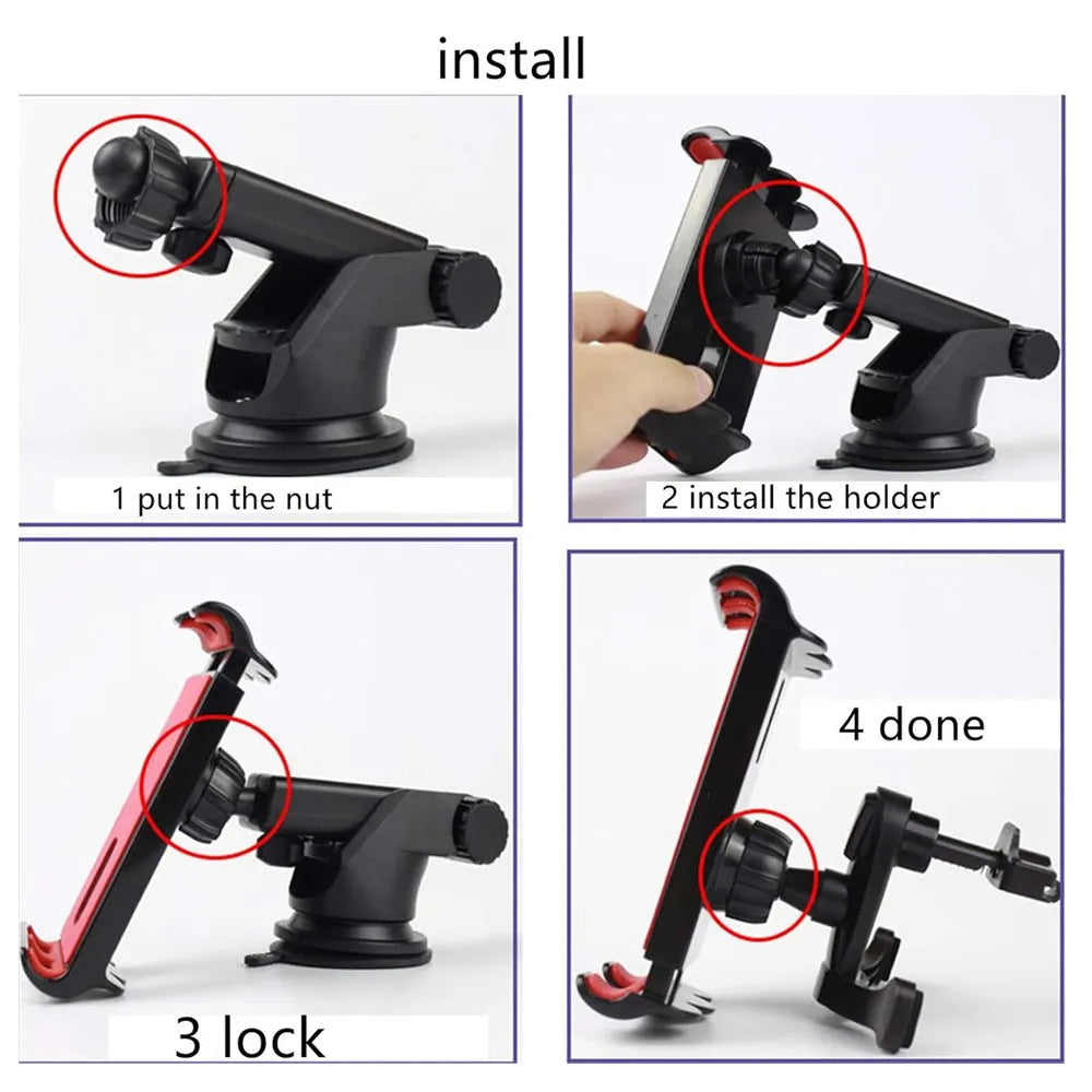 Soporte de Celular Brazo Extendible para Auto | Universal 360° S1670