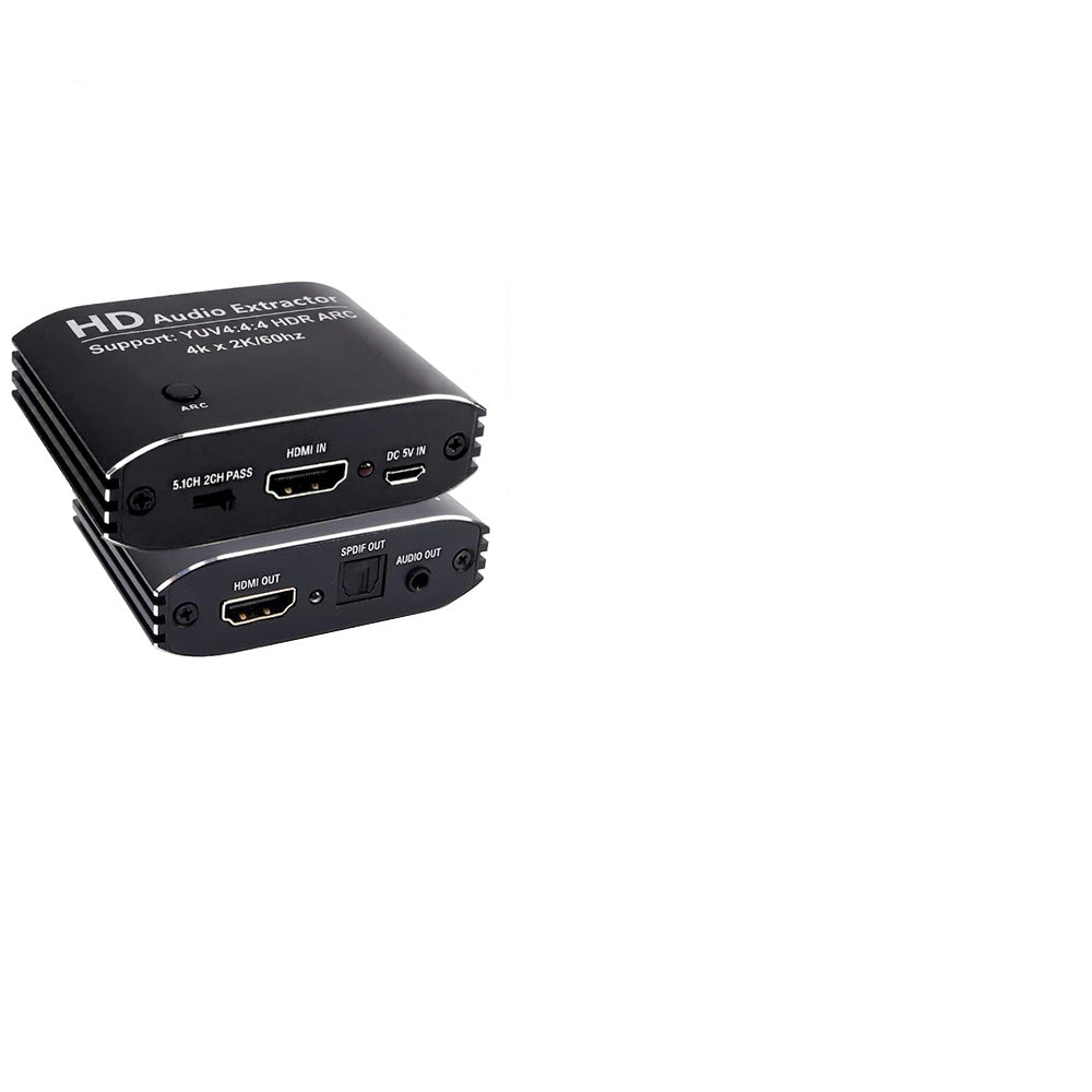 Extractor de Audio HDMI 4K a 60Hz con ARC (Salida Óptica SPDIF y 3.5mm) s2097