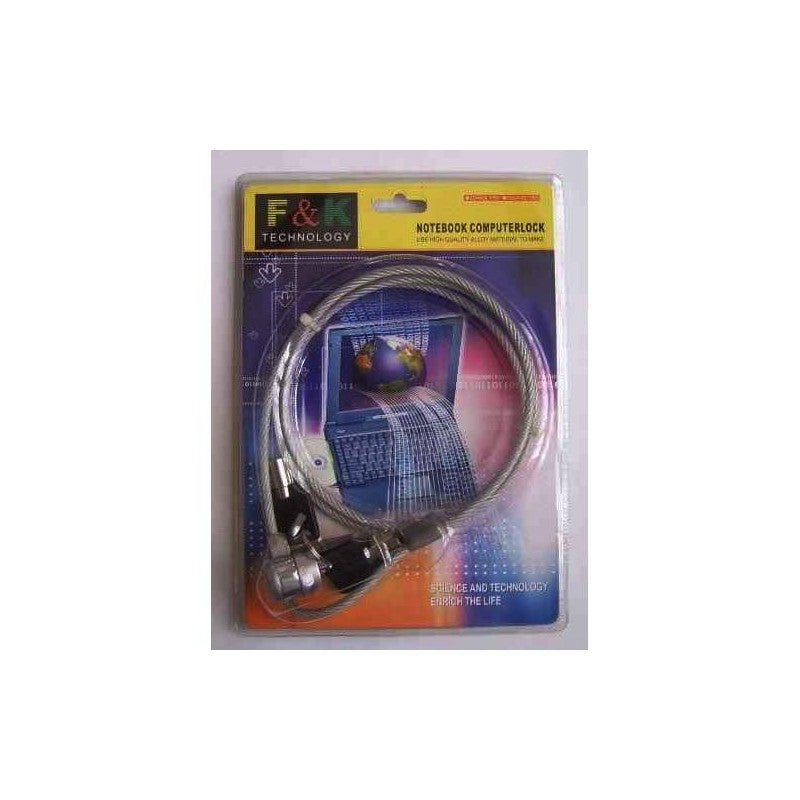 Cable Candado De Acero Con llave Para Laptop S0988
