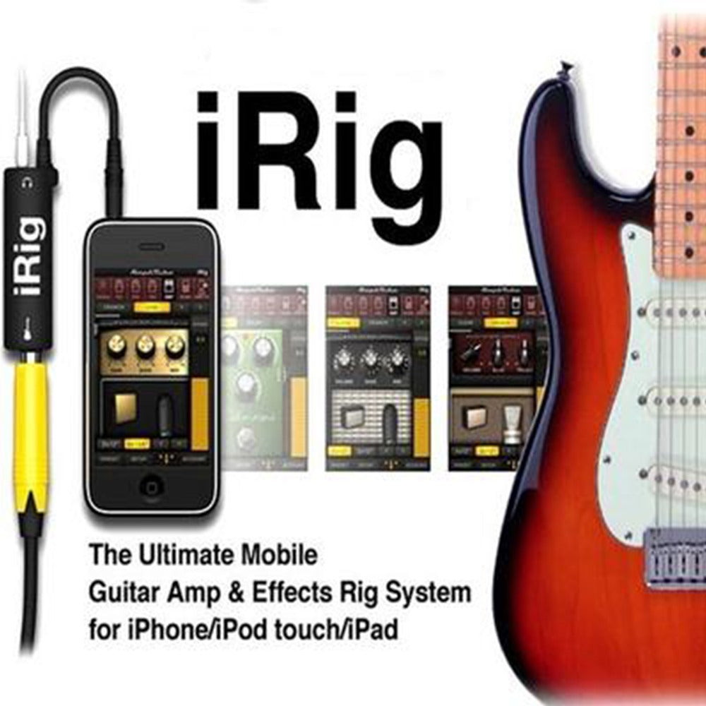 Interfaz para guitarra adaptador irig Amplitube para ios iphone ipod S0844