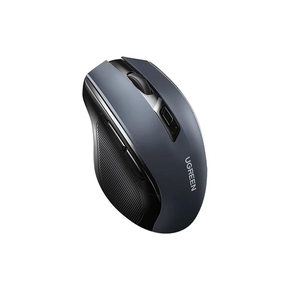 Mouse Ergonómico Inalámbrico UGREEN MU006 2.4 GHz 4000 DPI Silencioso Negro S2206