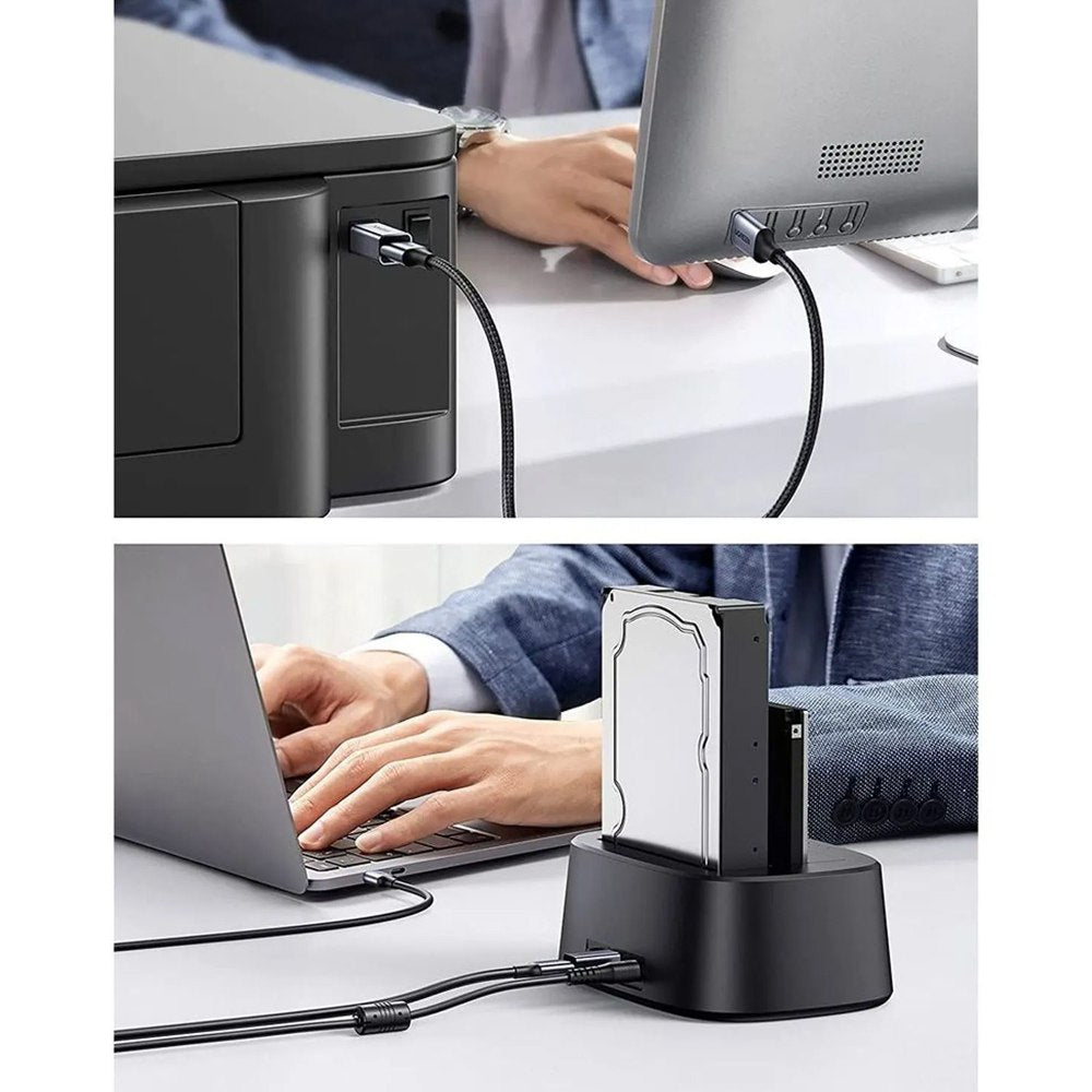 Adaptador USB-C a USB 2.0 Tipo B UGREEN | 480 Mbps | Gris S1423