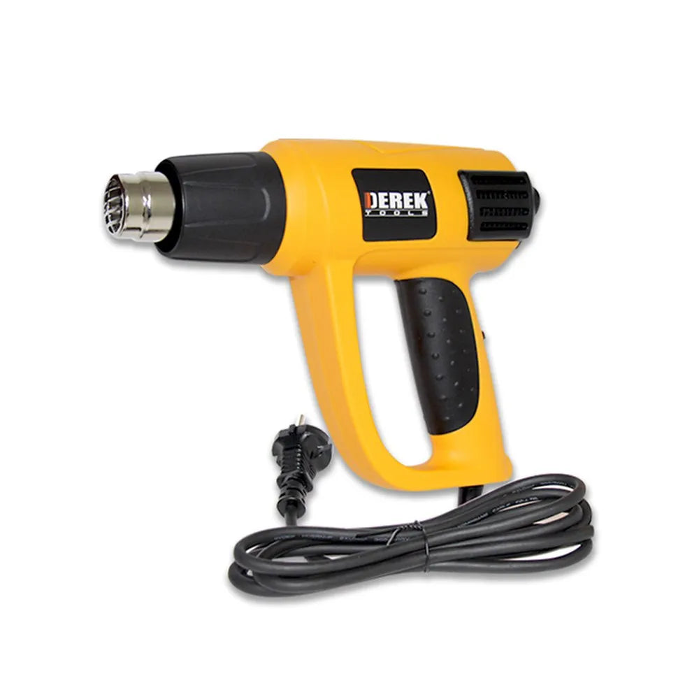 Pistola de Calor 2000W Derek Tools Flujo Aire Caliente Empaque S1661