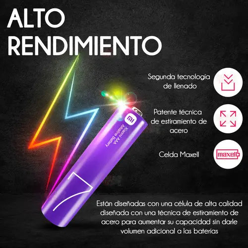 Pack de Pilas Alcalinas AAA Xiaomi LR03 1.5V Multicolor (10 Unidades) S2125