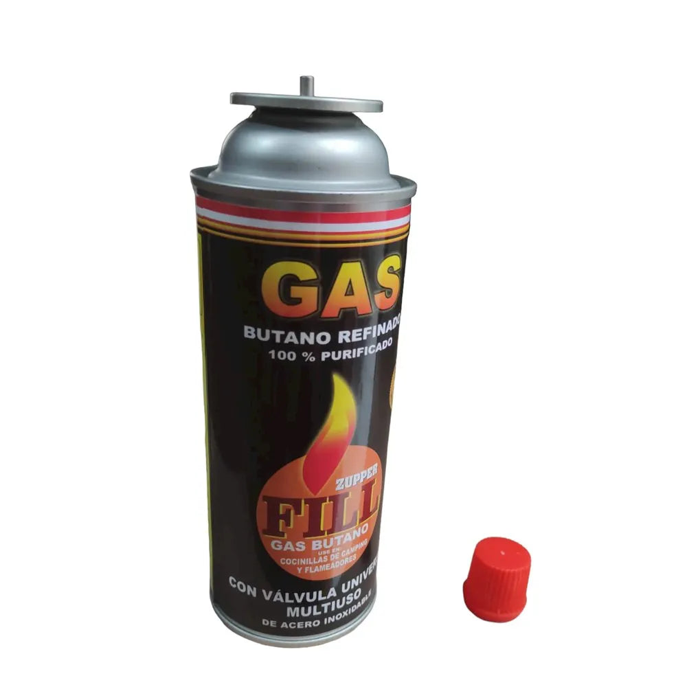 10 Gas Butano Ultra Refinado Valvula Universal Cocinillas Fill S1734
