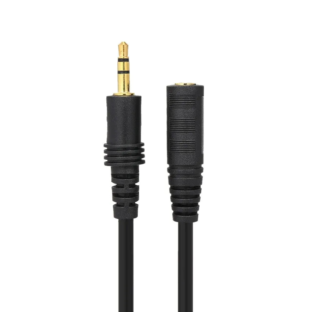 Cable Extension Audifonos Plug 3.5mm Macho a Plug 3.5mm Hembra 1.5mts S1491
