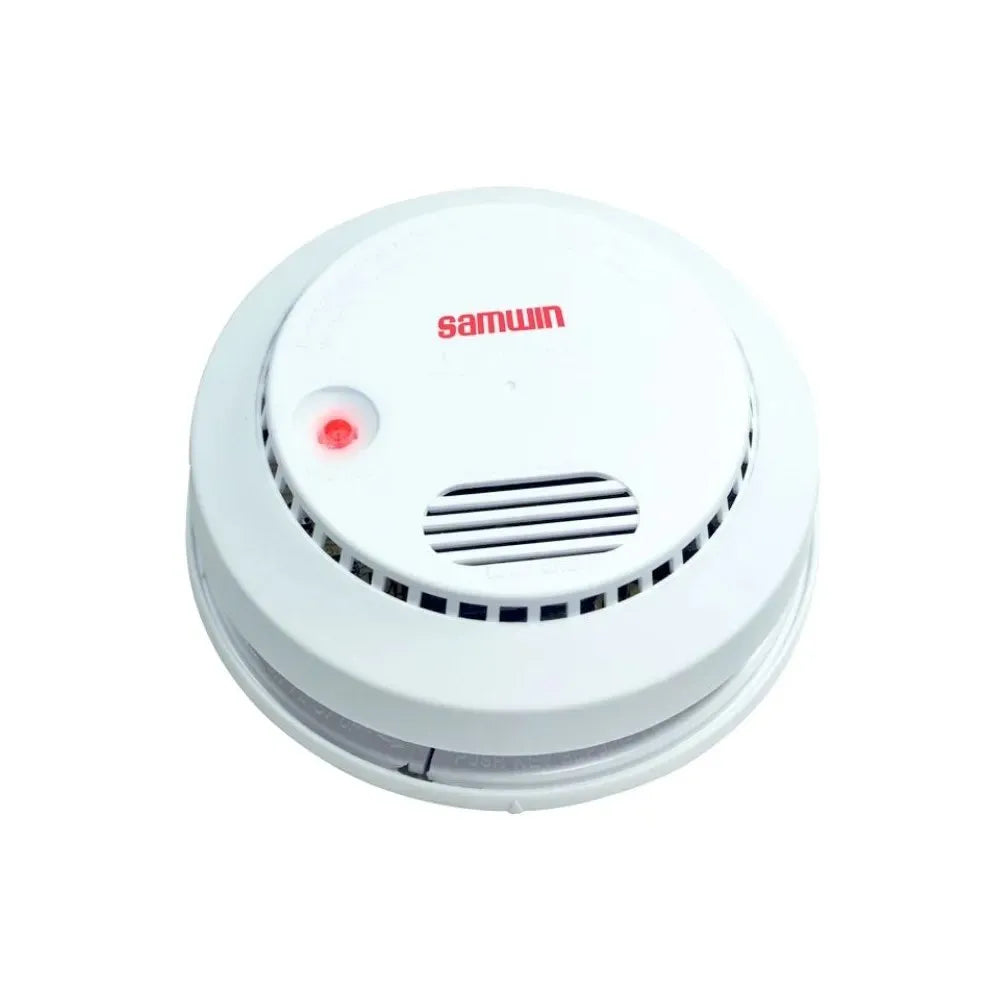 Alarma Detector de Humo Fotoeléctrico Samwin | Sistema Dual 9V / 220V S1662