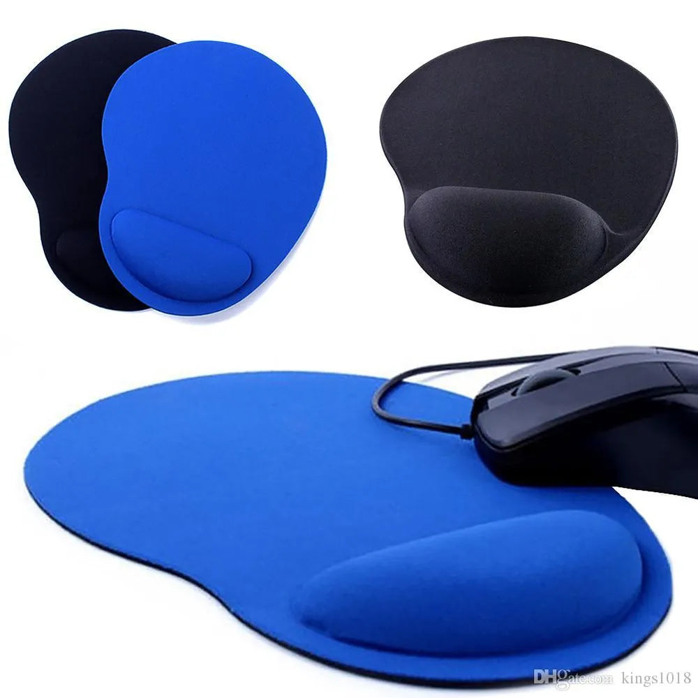 Mousepad con Almohadilla de Gel | Base Antideslizante Negro S0558