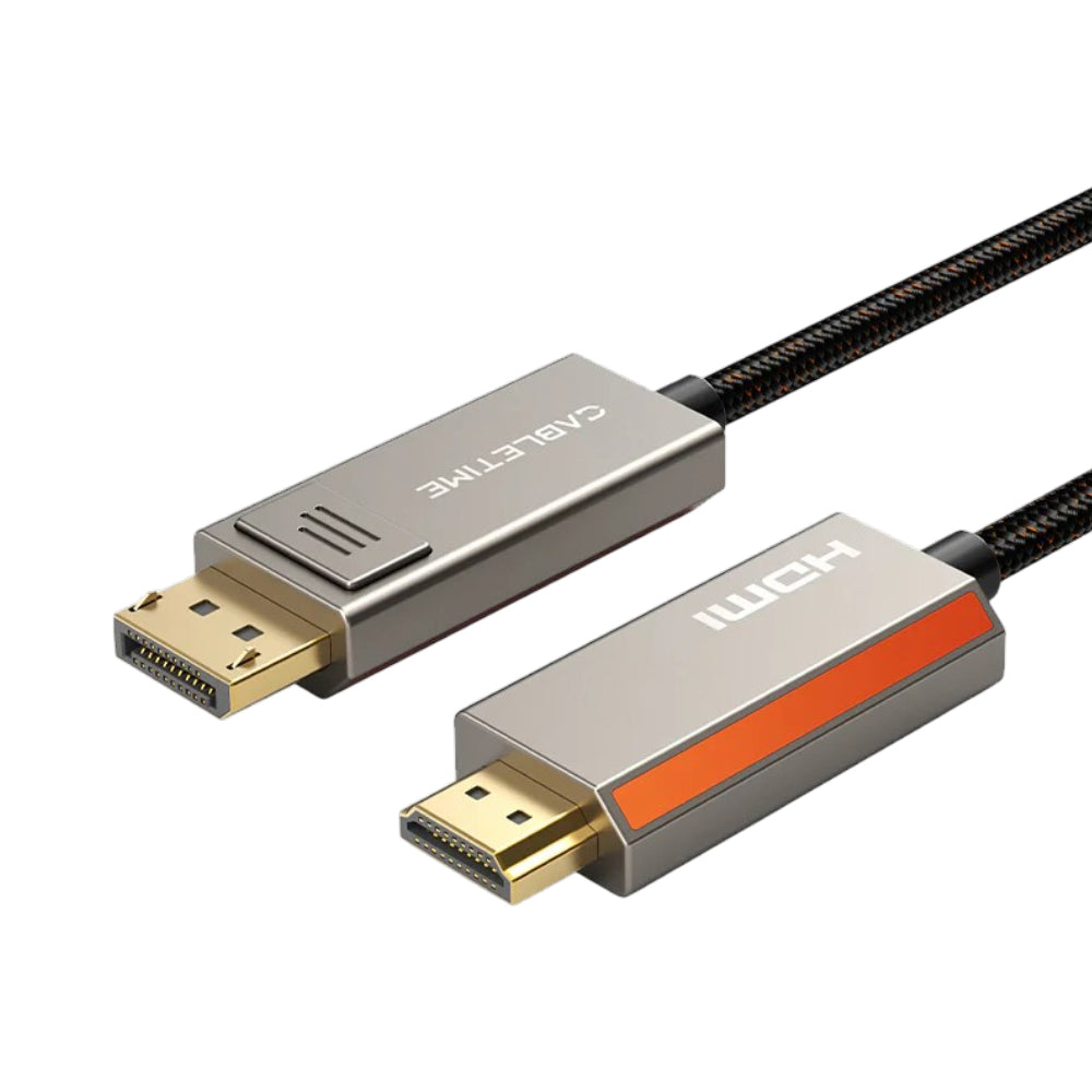Cable Unidireccional DisplayPort 1.4 a HDMI 2.1 de 8K 60Hz 4K 120Hz 2 metros CABLETIME S2192