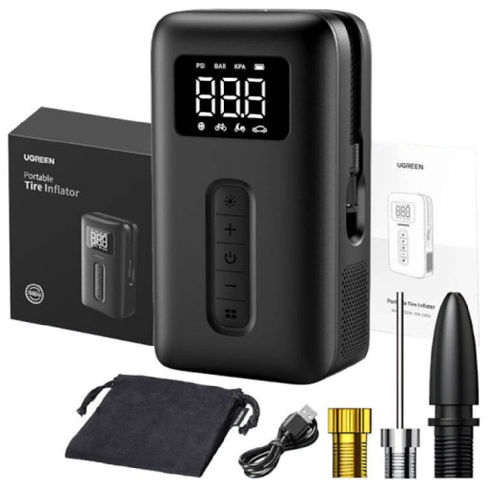 Inflador de Llantas Portátil UGREEN | Digital 150 PSI Recargable S1620
