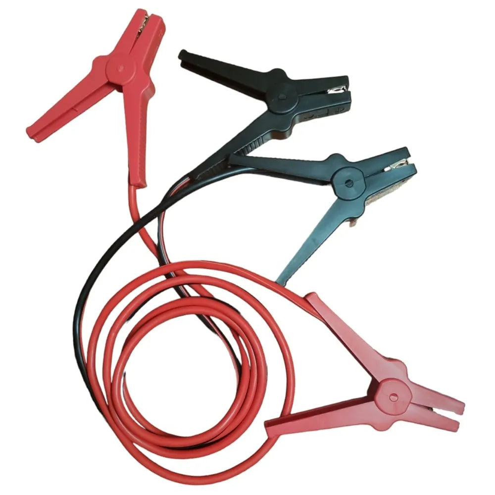 Cable para Batería de Auto 400Amp Pinzas Cocodrilo Cobre 2.5 Metros S1241