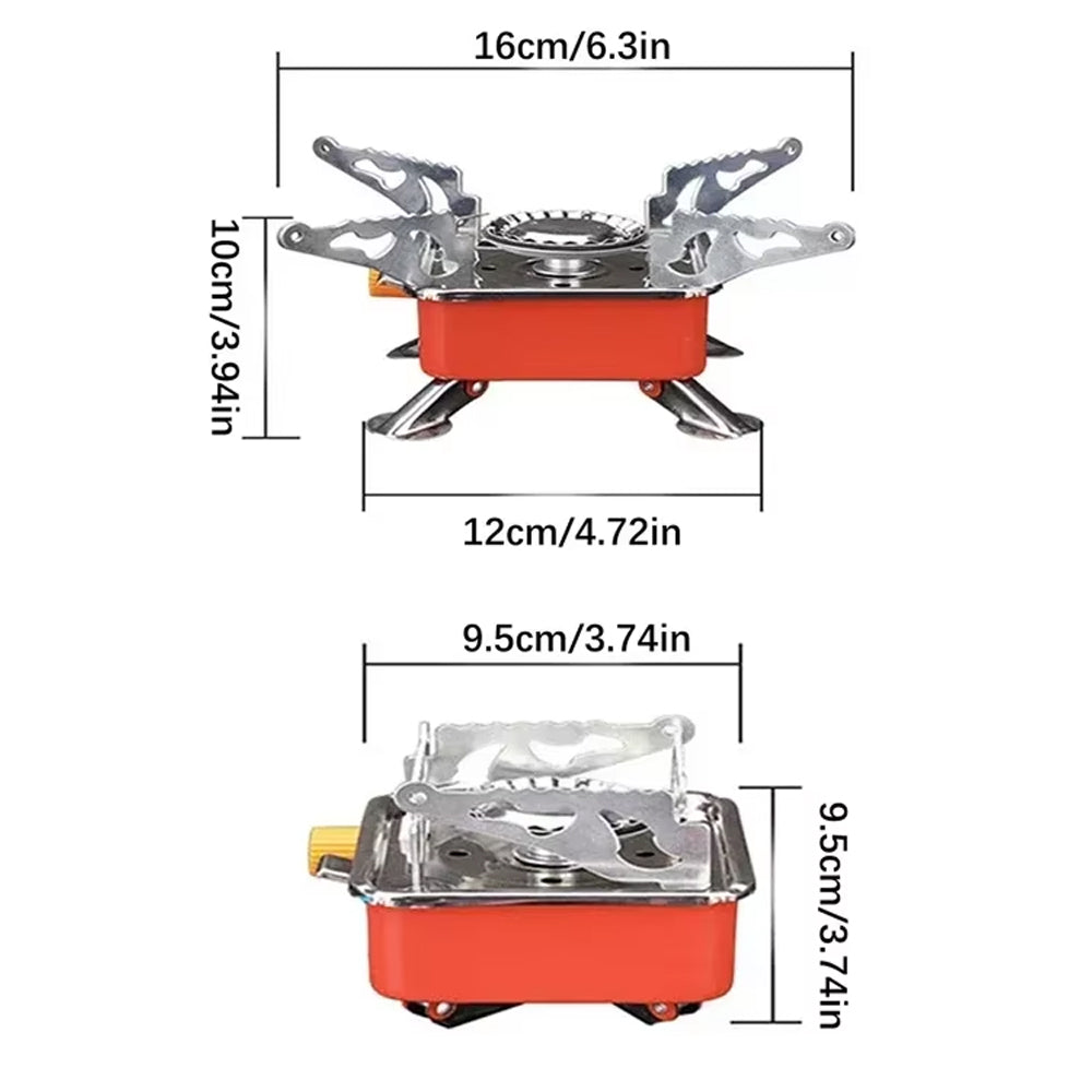 Cocina Portátil Plegable a Gas butano para Camping + funda S2008