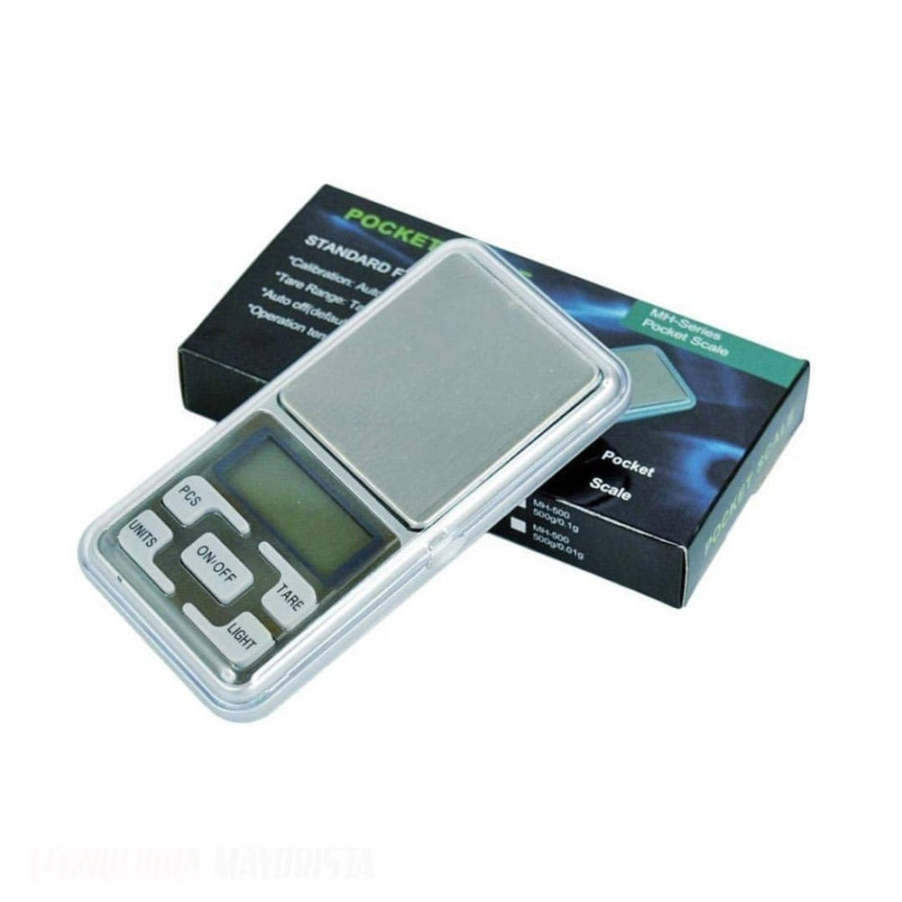 Balanza Gramera Digital de Bolsillo 0.1g a 500g | Joyería y Alta Precisión S0154