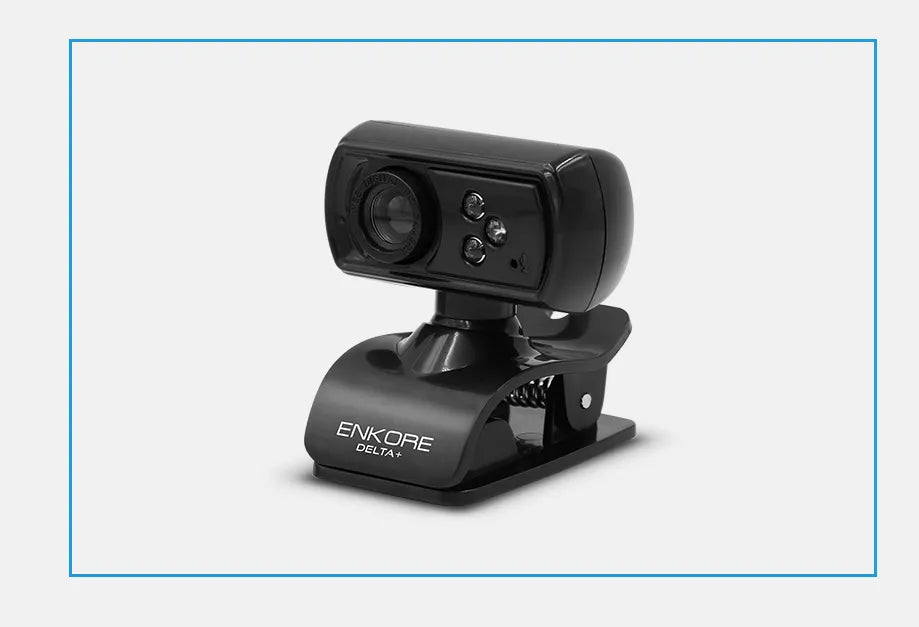 Cámara Web Full HD 1080p Enkore Delta+ ENC WC103 3 LEDs Micrófono Clip USB Plug & Play s2249